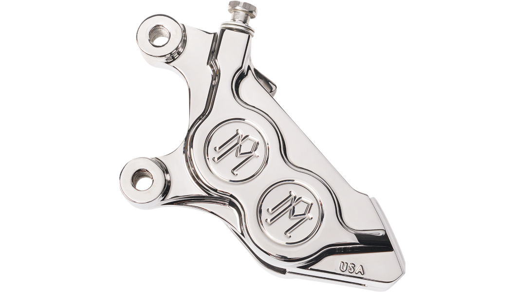 PERFORMANCE MACHINE 4-Piston Caliper - Chrome - Left Front