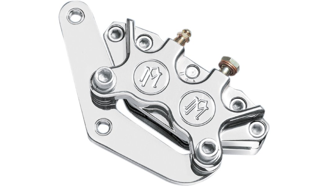 Performance Machine Single Disc Caliper Kit - Front - Polished 84-99