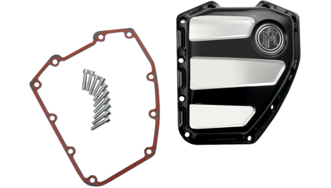 Performance Machine Cam Cover - Scalloped - Platinum Cut - Twin Cam