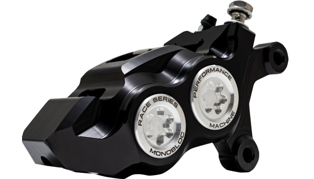 Performance Machine Caliper - 137 X 4B - Right - Black Anodized with Clear Bore Caps