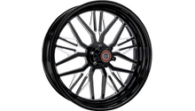 Performance Machine Wheel - Nivis - Rear - Single Disc/without ABS - Black/Contrast Cut Platinum - 18x5.5