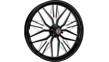 Performance Machine Wheel - Nivis - Front - Dual Disc/with ABS - Black/Contrast Cut Platinum - 21x3.5