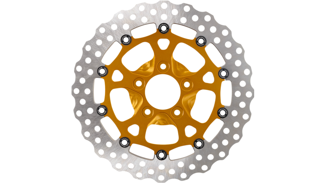 Performance Machine Dominator Rotor - Front - 11.8" - Gold