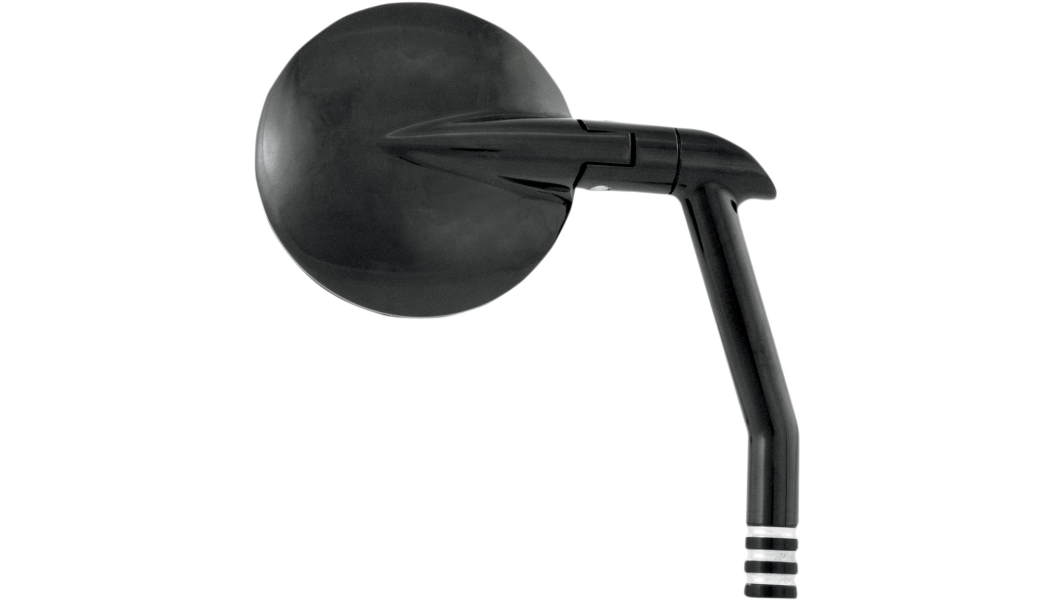 Performance Machine Mirror - Vision - Side View - Round - Black/Contrast Cut - Left/Right