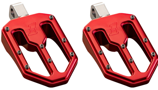 PRO-ONE PERF.MFG. Moto V1 Pegs - Male - Red