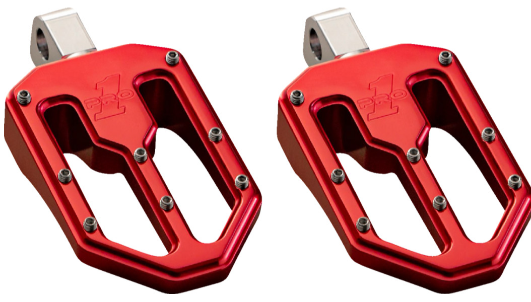 PRO-ONE PERF.MFG. Moto V1 Pegs - Male - Red