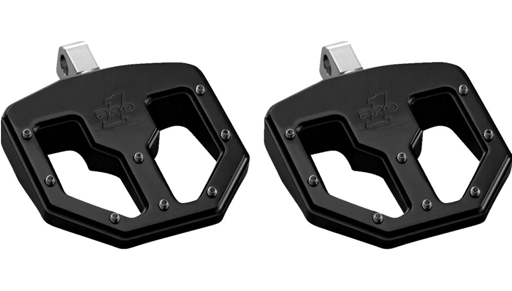 PRO-ONE PERF.MFG. BMX V1 Foot Pegs - Male - Black