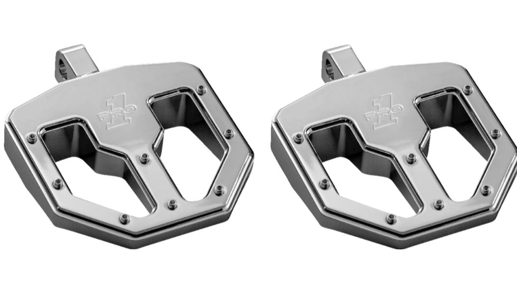 PRO-ONE PERF.MFG. BMX V1 Foot Pegs - Male - Chrome
