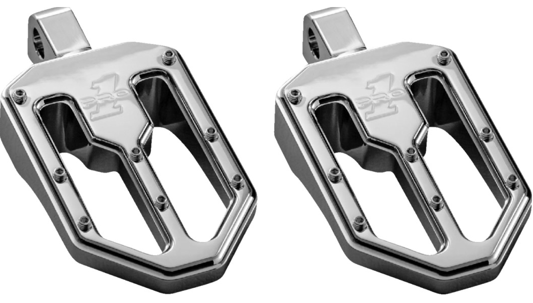 PRO-ONE PERF.MFG. Moto V1 Pegs - Male - Chrome