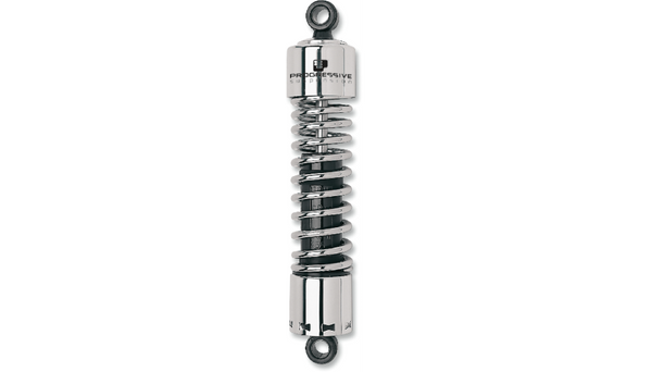 Progressive Suspension 412 Series Shock - 13.5" - Standard - Chrome - H-D