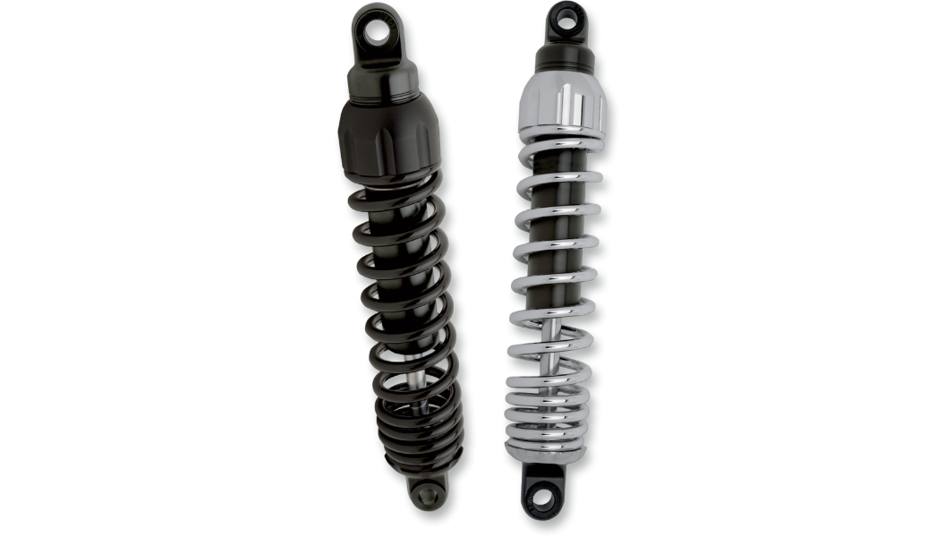 PROGRESSIVE SUSPENSION 444 Series Shock - 12" - Heavy-Duty - Chrome