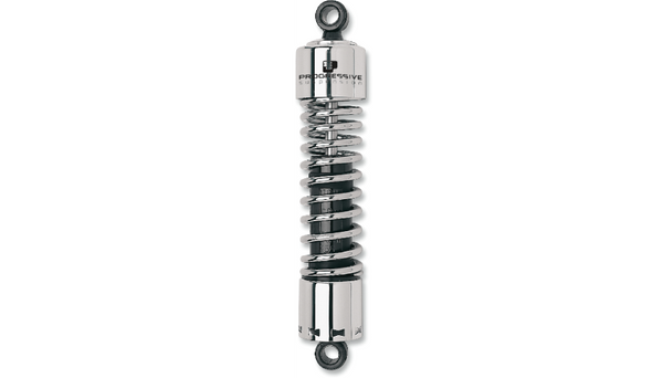 Progressive Suspension 412 Series Shock - 12.5" - Standard - Chrome - H-D