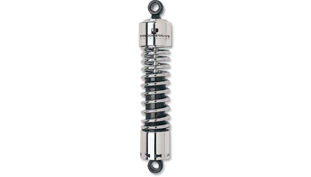 Progressive Suspension 412 Series Shock - 12.5" - Standard - Chrome - H-D