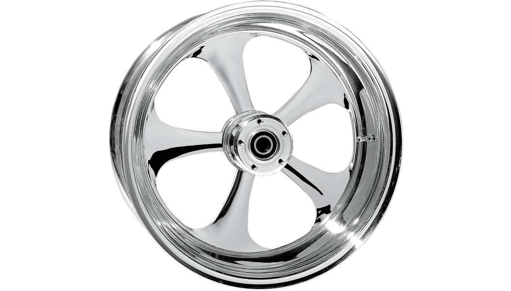 RC Components Wheel - Nitro - Rear - Single Disc/without ABS - Chrome - 16x3.5
