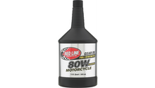 Red Line Synthetic Oil Motorcycle Gear Oil with Shockproof® - 80W - 1 US quart
