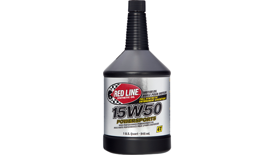 Red Line Synthetic Oil Powersports Oil - 15W50 - 1 US quart