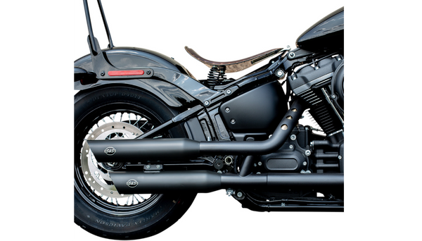 S&S Cycle Slash Cut Mufflers - 50 State - Black