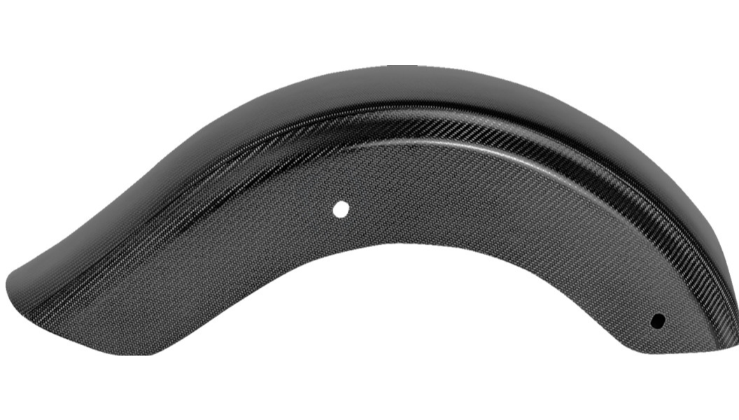 Saddlemen Carbon Fiber Rear Fender - Matte - Touring '09-'25