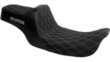 SLYFOX High Noon Seat - Double Diamond - Silver Logo - Silver Stitch - FXD '96-'03