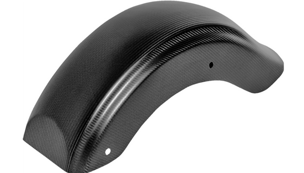 Saddlemen Carbon Fiber Rear Fender - Matte - Touring '09-'25
