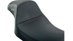 SLYFOX Drifter Seat - Gray Logo - Black Vinyl w/ Slipstop - Carbon Fiber - XL '04-'22