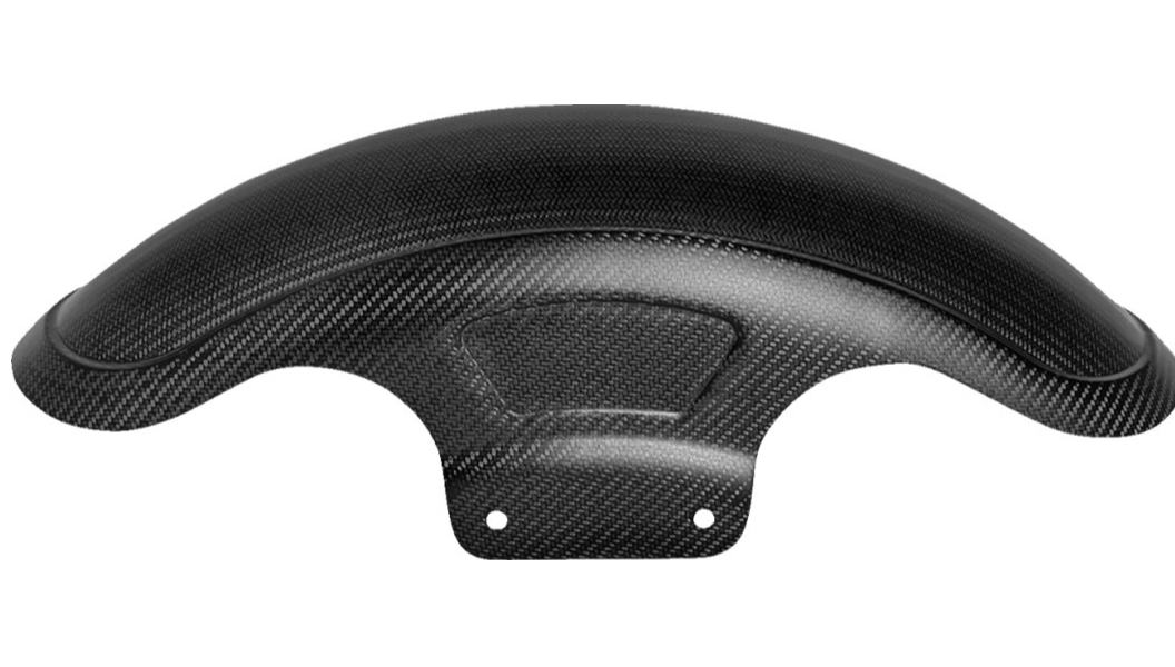 Saddlemen Carbon Fiber Front Fender - Matte - Touring '23-'25
