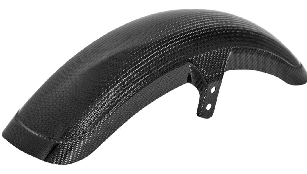 Saddlemen Front Fender - Carbon Fiber/Gloss - Softail/Dyna