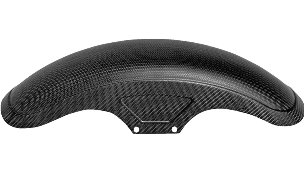 Saddlemen Front Fender - Carbon Fiber/Matte - Dyna/Sportster