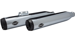 S&S Cycle Grand National 50 State Slip-On Mufflers - Chrome