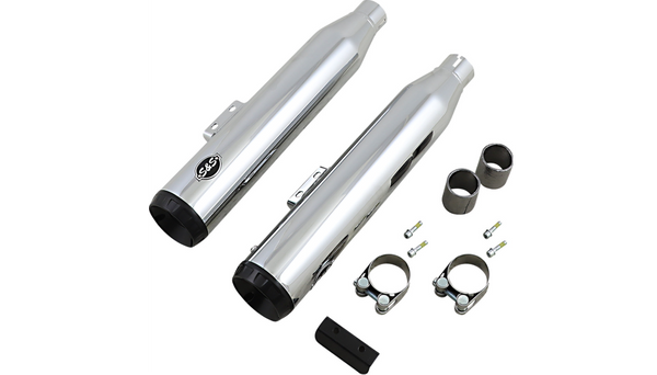 S&S Cycle Grand National 50 State Slip-On Mufflers - Chrome