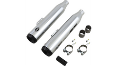 S&S Cycle Grand National 50 State Slip-On Mufflers - Chrome
