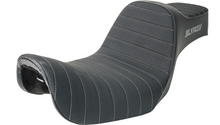 SLYFOX Highnoon Seat - Vinyl - Classic Stitch - Silver Logo - FXD '96-'03