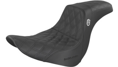 Saddlemen Pro Series SDC Performance Seat - w/o Backrest - Lattice Stitch/Lumbar Gripper - FL/FX '18-'24