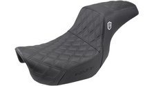 Saddlemen Pro Series SDC Performance Seat - w/o Backrest - Lattice Stitch/Lumbar Gripper - FLD/FXD '06-'17