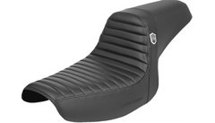 Saddlemen Pro Series SDC Performance Seat - w/o Backrest - Tuck-n-Roll/Carbon Fiber - Gripper - FXR '86-'94