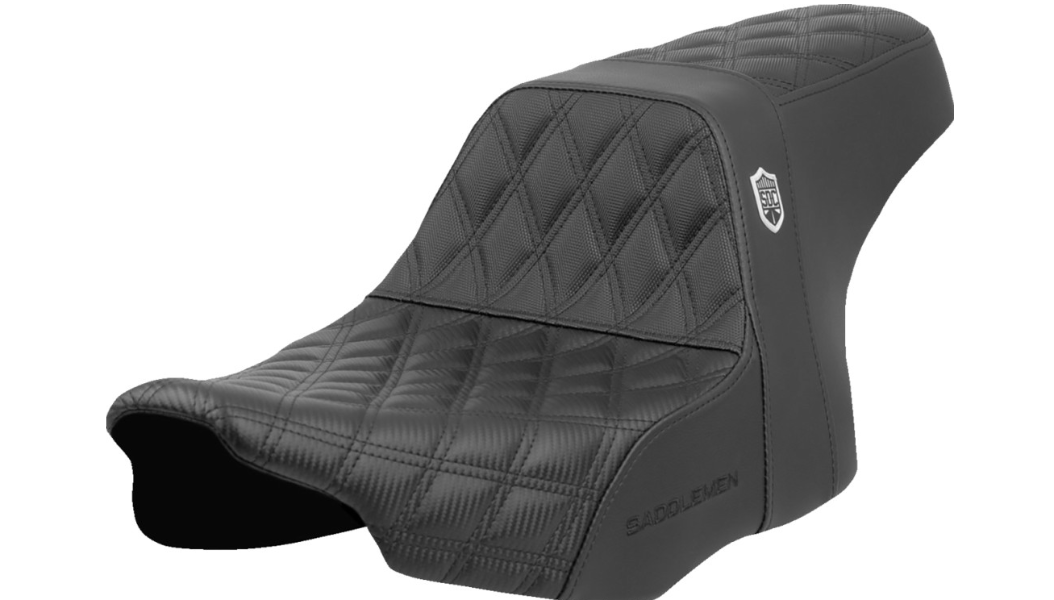 Saddlemen Pro Series SDC Performance Seat - Lattice Stitch - Gripper - w/o Backrest - FLH/FLT '23-'24