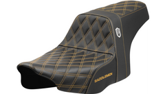 Saddlemen Pro Series SDC Performance Seat - Gold Stitching - w/o Backrest - FLT/FLH '23-'24