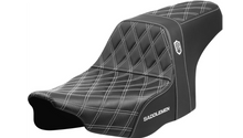 Saddlemen Pro Series SDC Performance Seat - White Stitching - w/o Backrest - FLT/FLH '23-'24