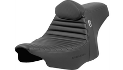 Saddlemen Pro Series SDC Performance Seat - Tuck-n-Roll - w/ Backrest - FLH/FLT '23-'24