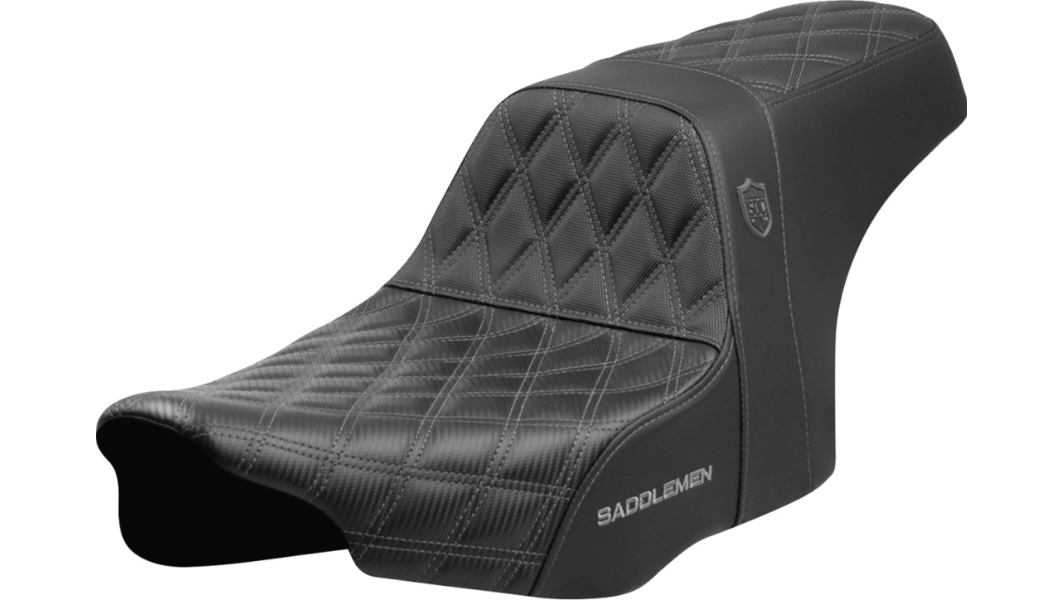 Saddlemen Pro Series SDC Performance Seat - Gray Stitching - w/o Backrest - FLT/FLH '23-'24