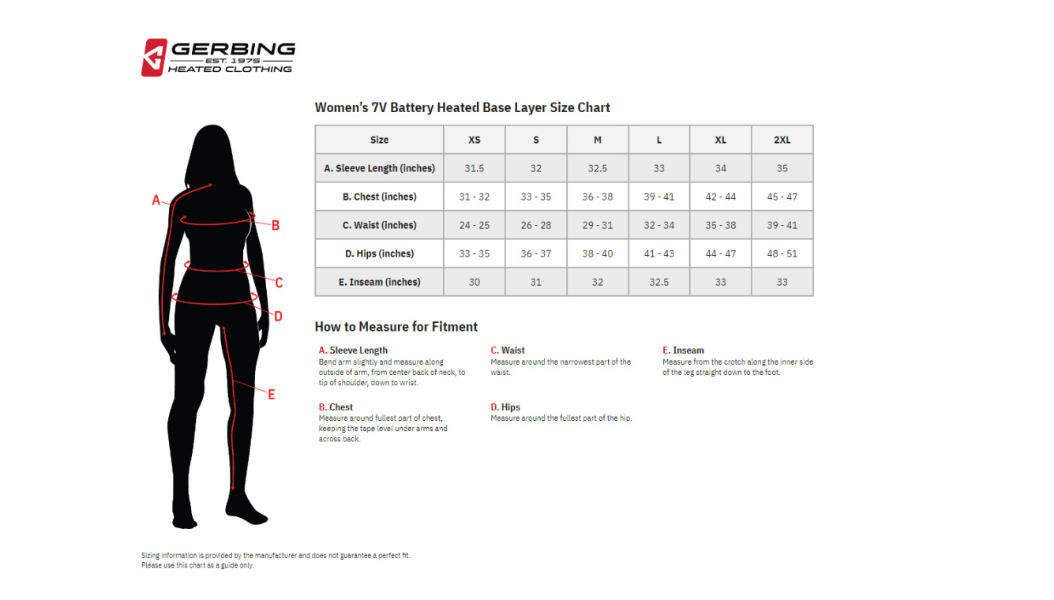 Women's 7V Battery Heated Pants - Black | Gerbing Heated Clothing