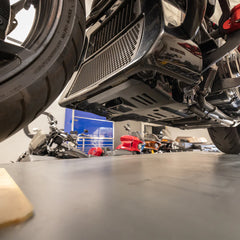 2024+ Touring Skid Plate - Stamped Steel - Powdercoated Black