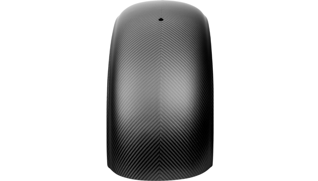 SLYFOX Carbon Fiber Rear Fender - Matte Black