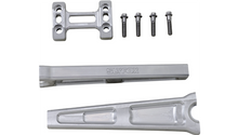 SLYFOX Handlebar Riser Kit - Straight - 1" Clamping - 10" Rise - Raw