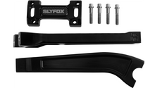 SLYFOX Handlebar Riser Kit - Pullback - 1-1/8" Clamping - 10" Rise - Black