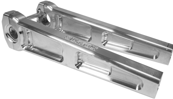 SLYFOX Handlebar Riser Kit - Straight - 1" Clamping - 10" Rise - Raw