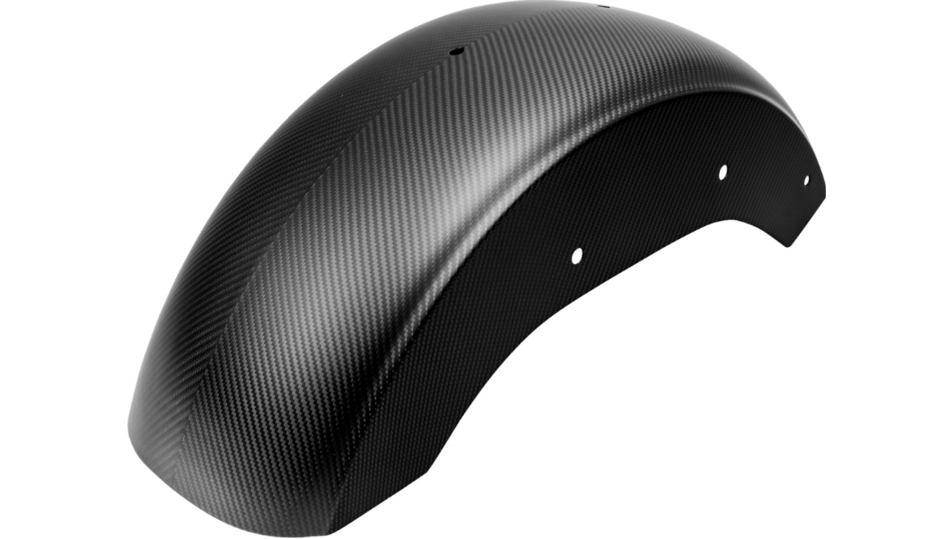 SLYFOX Carbon Fiber Rear Fender - Matte Black