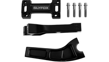 SLYFOX Handlebar Riser Kit - Pullback - 1" Clamping - 6" Rise - Black