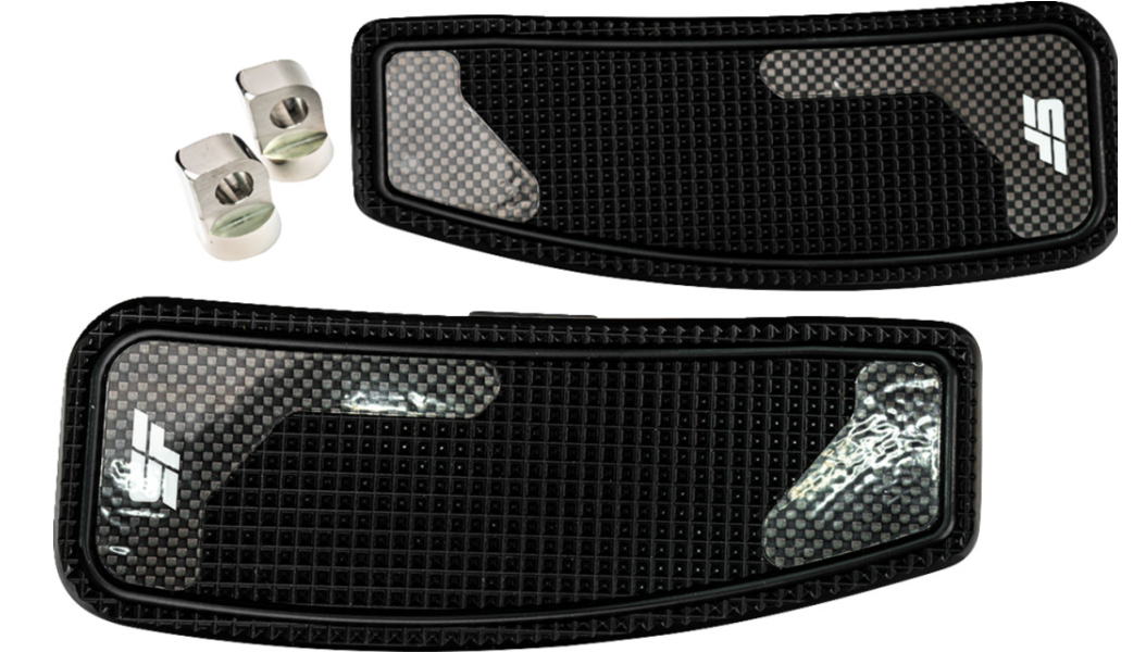 SLYFOX Mini Floorboards - Black Anodized - Male Mount