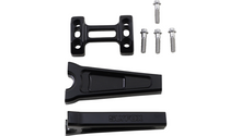 SLYFOX Handlebar Riser Kit - Straight - 1" Clamping - 6" Rise - Black